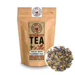 Violet with Flowers Tea