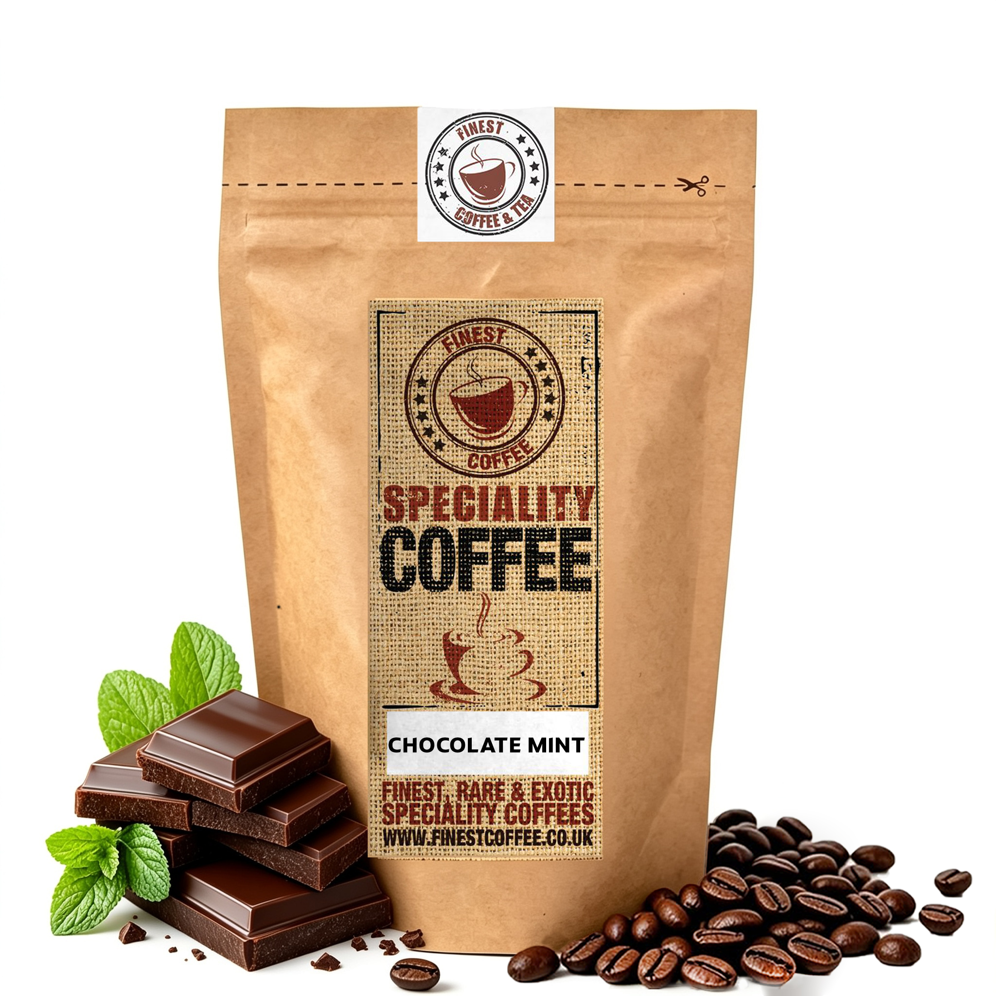 Chocolate Mint Flavoured Coffee
