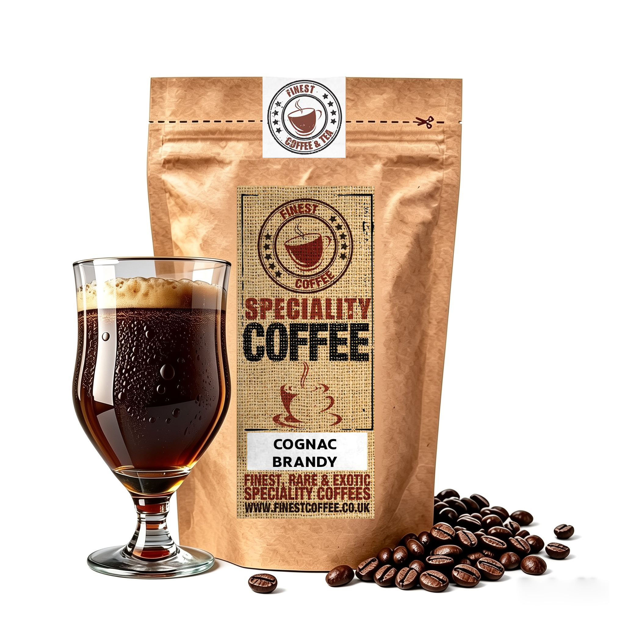 Cognac Brandy Flavoured Coffee