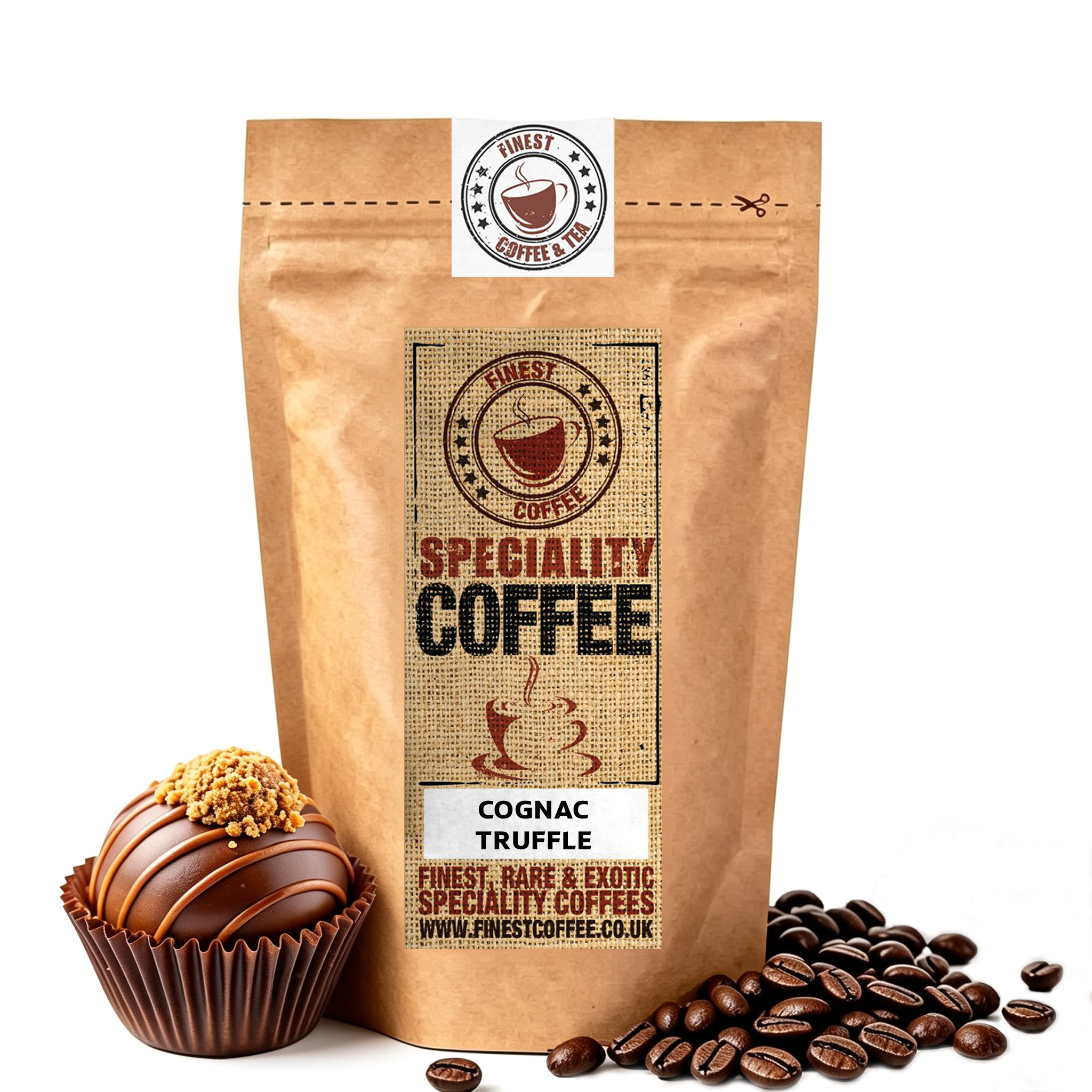 Cognac Truffle Flavoured Coffee