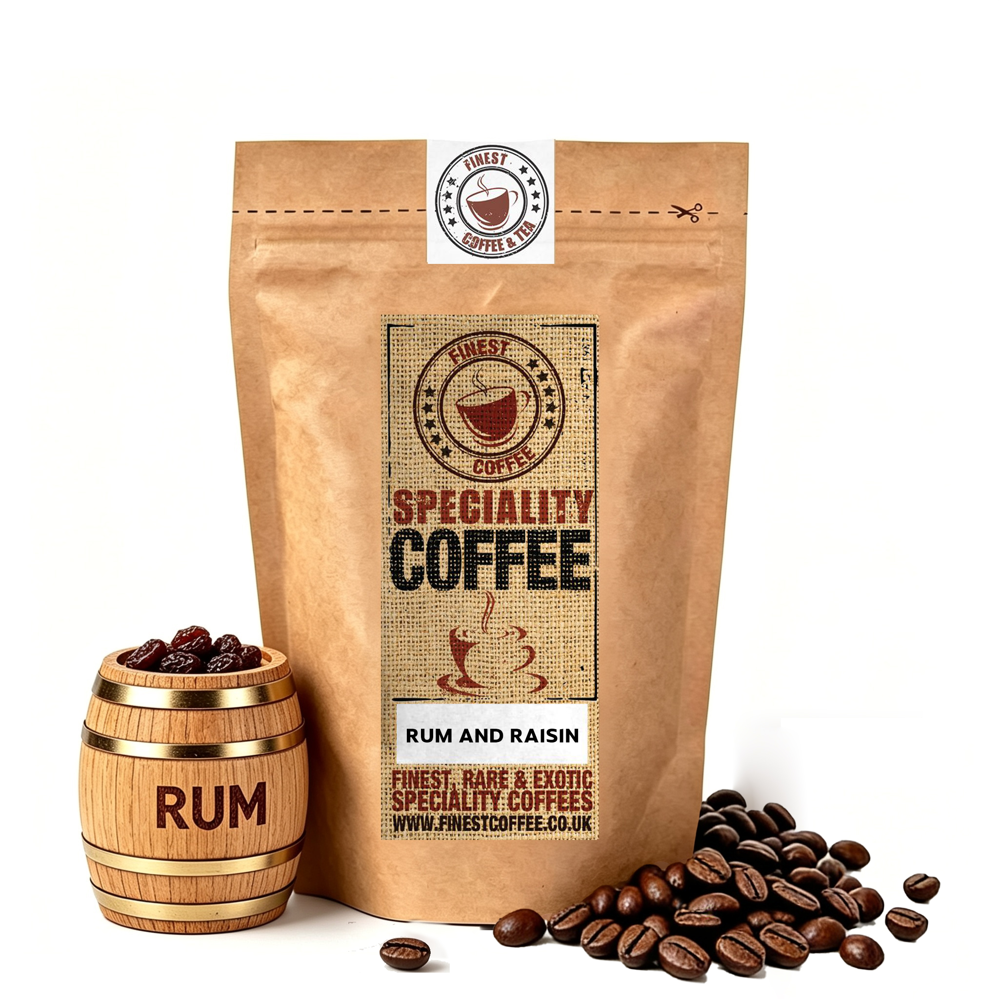 Rum and Raisin Flavoured Coffee