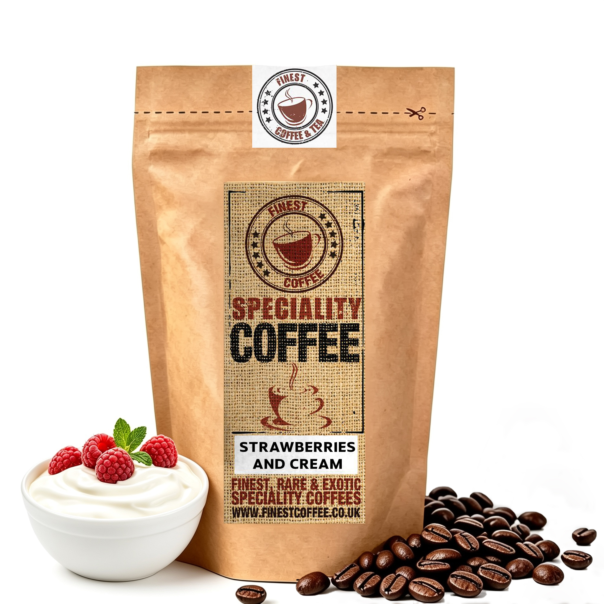 Strawberries and Cream Flavoured Coffee